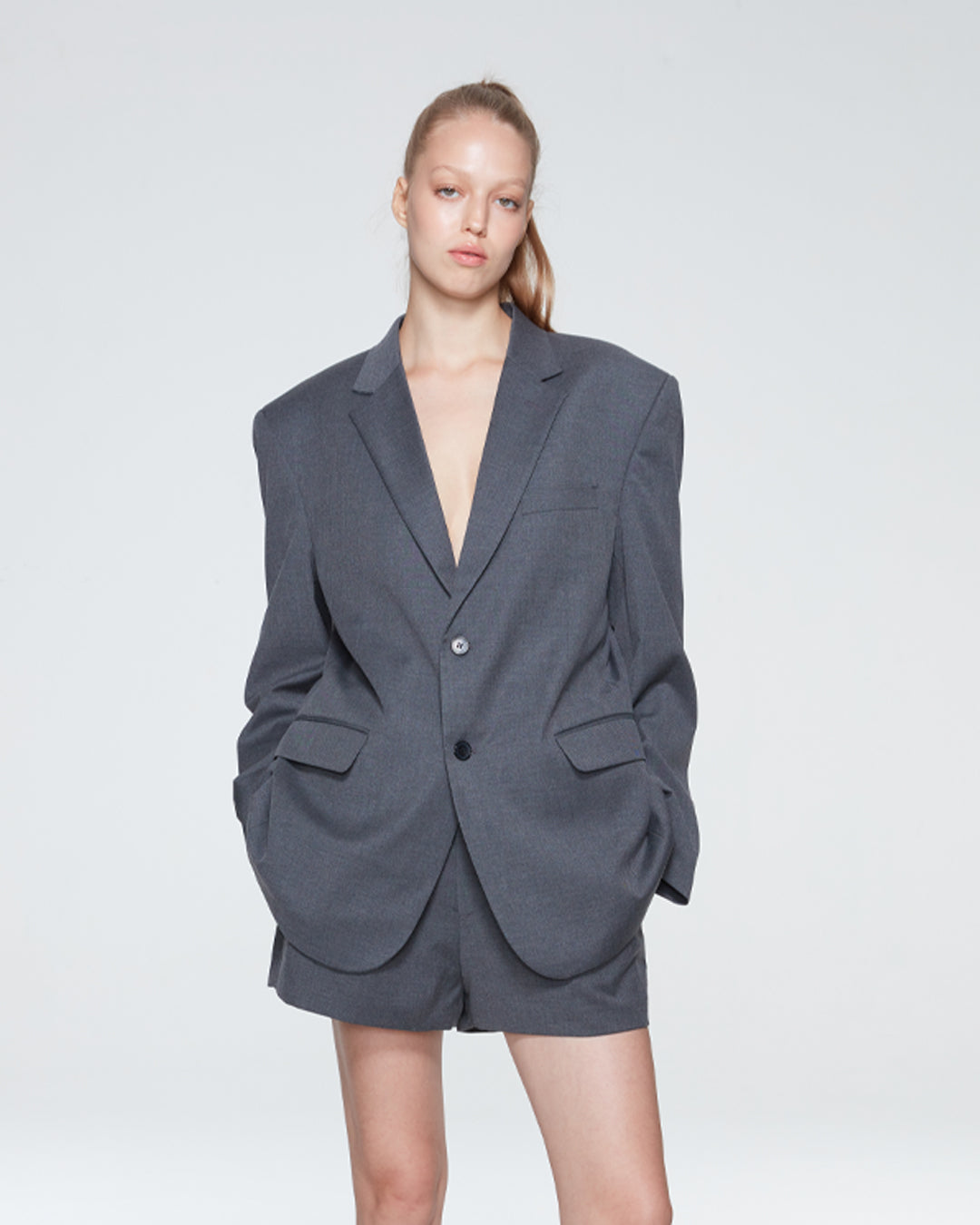 WORKWEAR GREY BLAZER