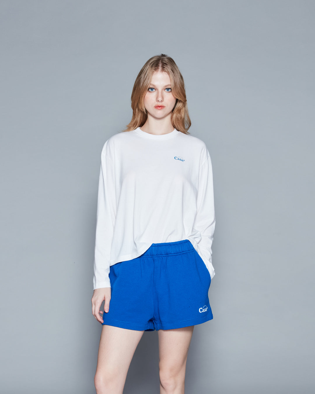 CASAa SERVICE LONG SLEEVES TOP (WHITE)