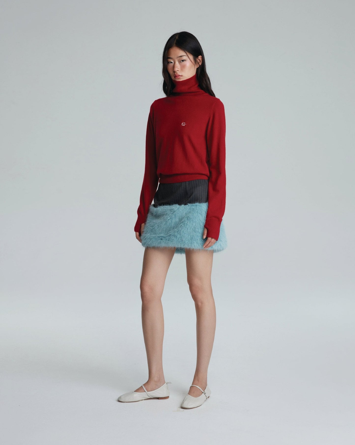 KNITTED PULLOVER (RED)