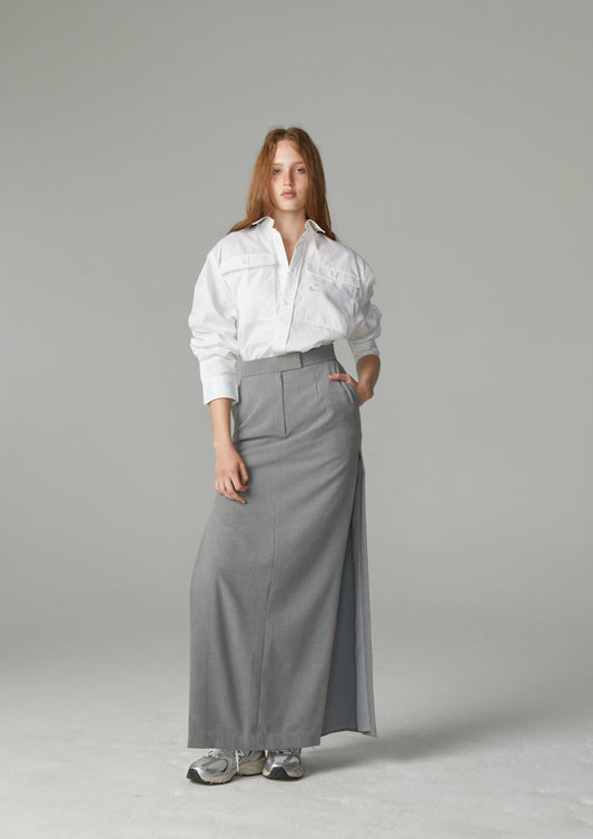 LIGHT GREY SKIRT