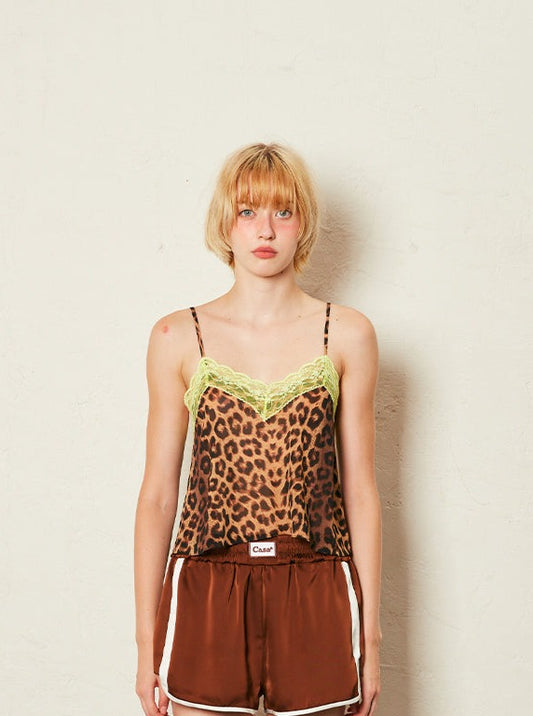 LEOPARD CAMISOLE (YELLOW)