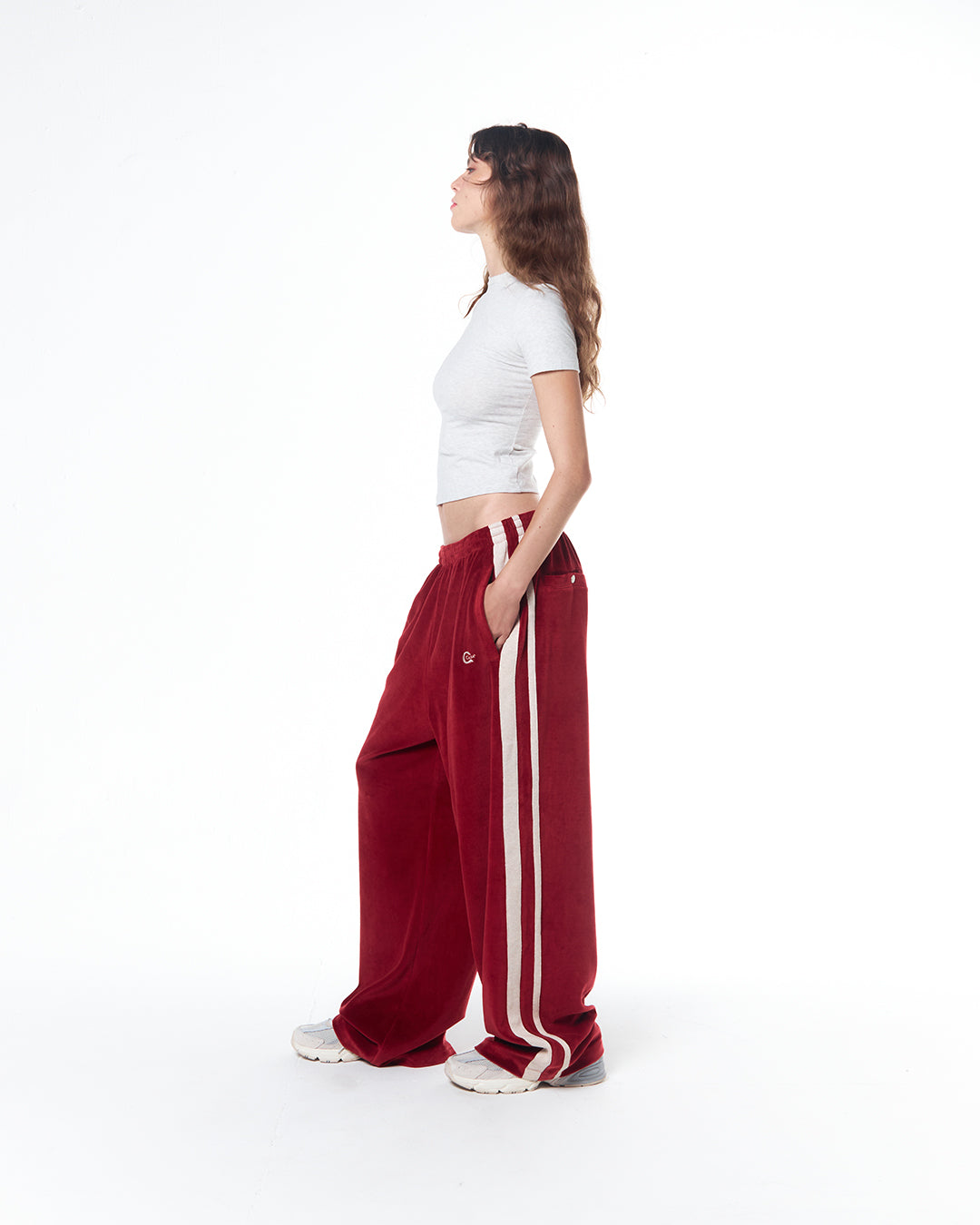 CASAa TRACK PANTS (MAROON)