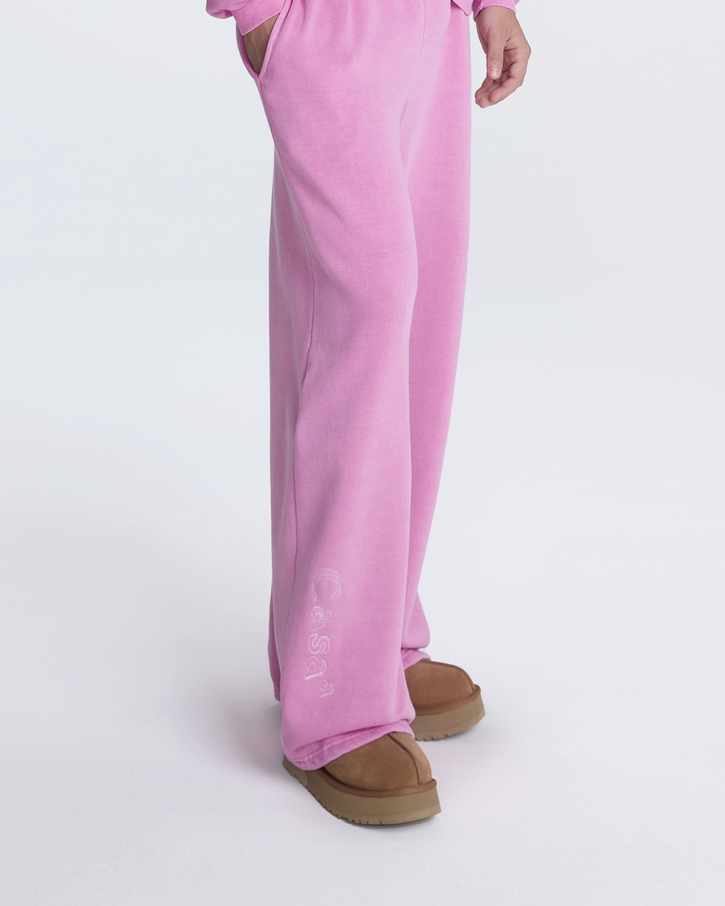 CASAA SERVICE SWEATPANTS (PINK BUBBLE GUM)