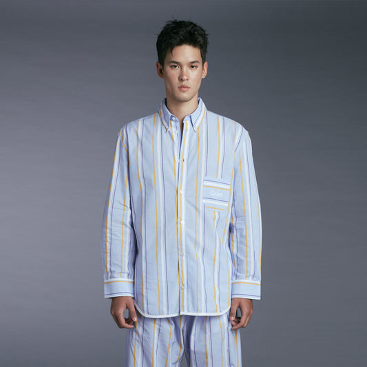 PJ SHIRT BLUE/YELLOW