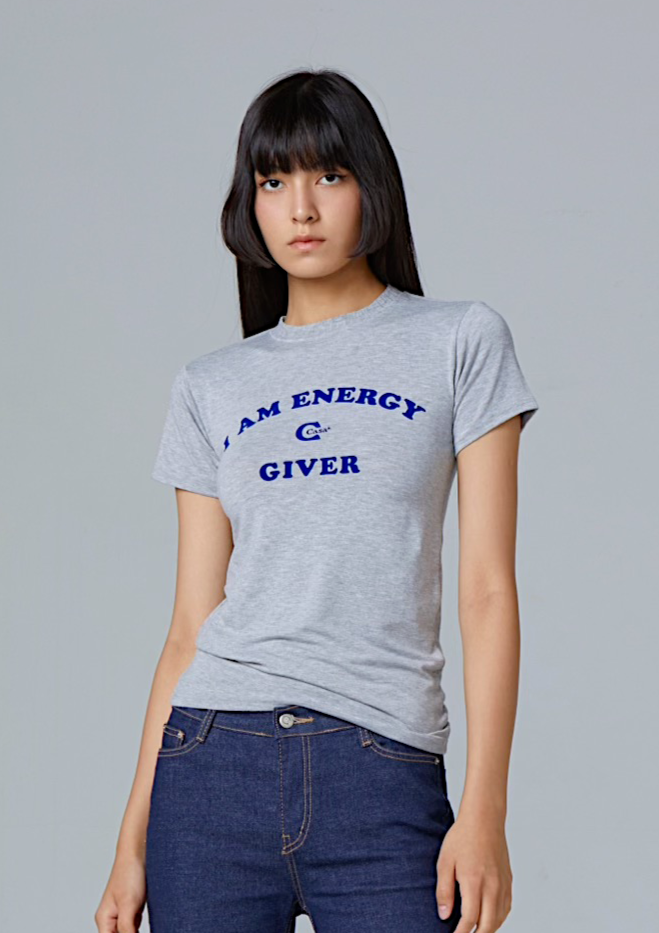 I AM ENERGY GIVER (GREY)