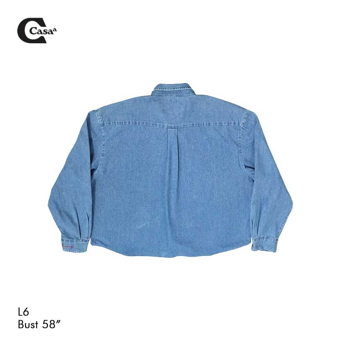 REWORK DENIM SHIRT L No.6