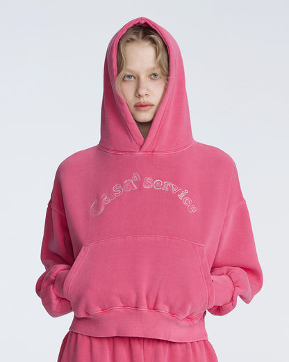 CASAA SERVICE HOODIE (ROSE RED)