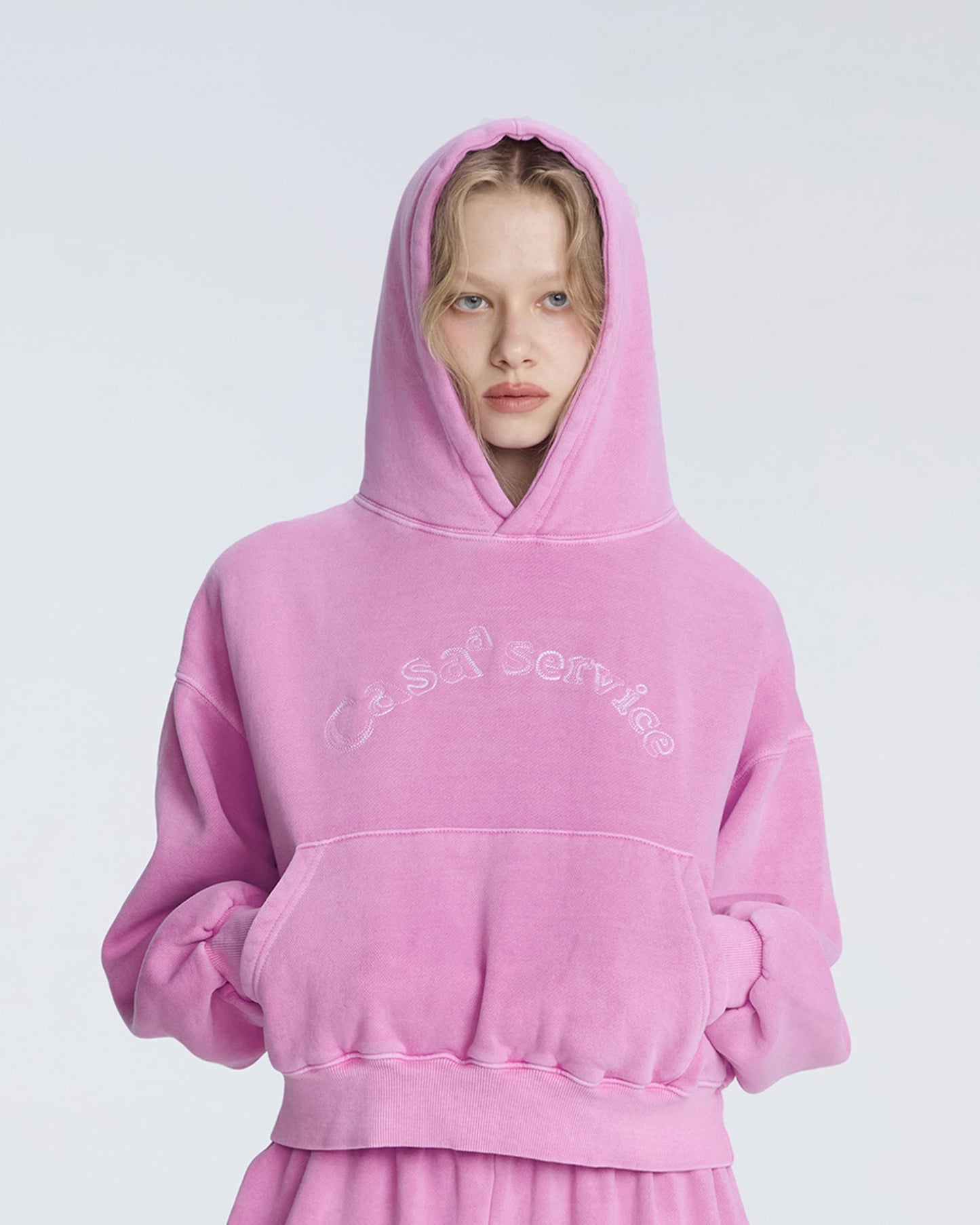 CASAA SERVICE HOODIE (PINK BUBBLE GUM)